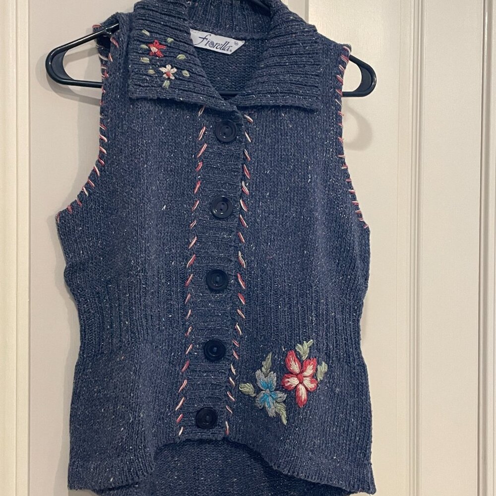 Vintage Fiorella Womens Vest M - Picture 3 of 10